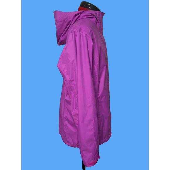 Columbia Women’s Purple Arcadia II Raincoat With Hood Size Large - Picture 3 of 9